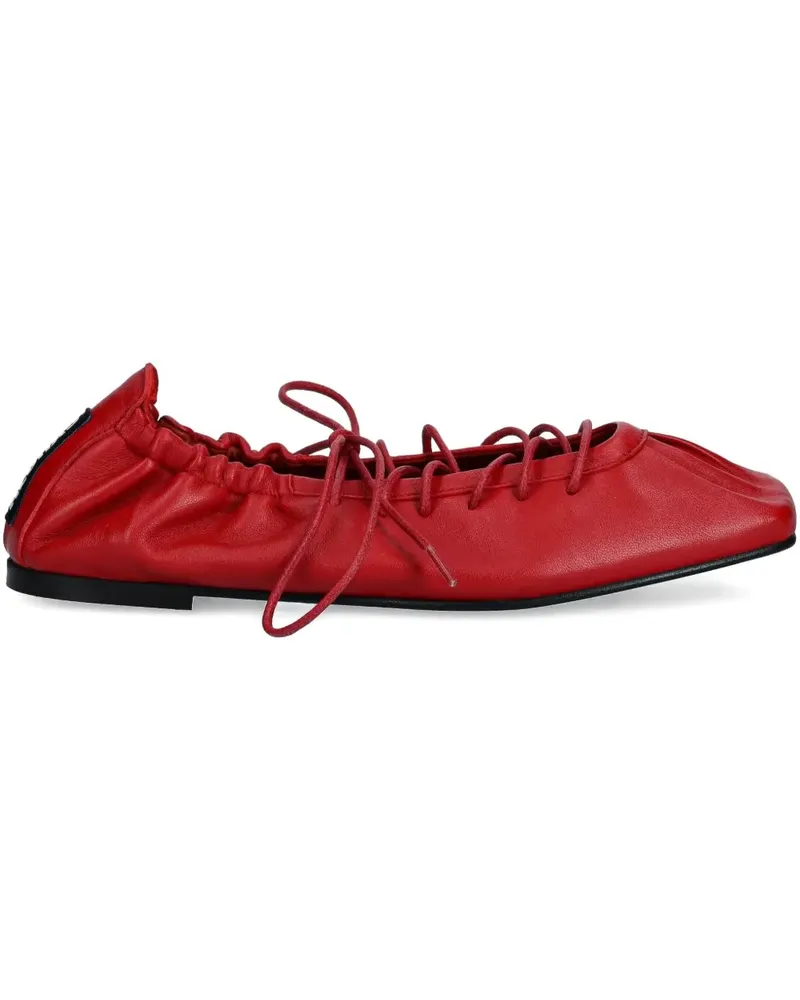 Alohas Aureline Ballerinas mit eckiger Kappe - Rot Rot