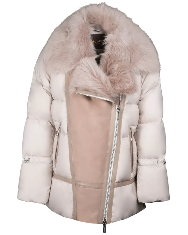 MOORER Gesteppte Yoss-KS3 Jacke - Nude Nude