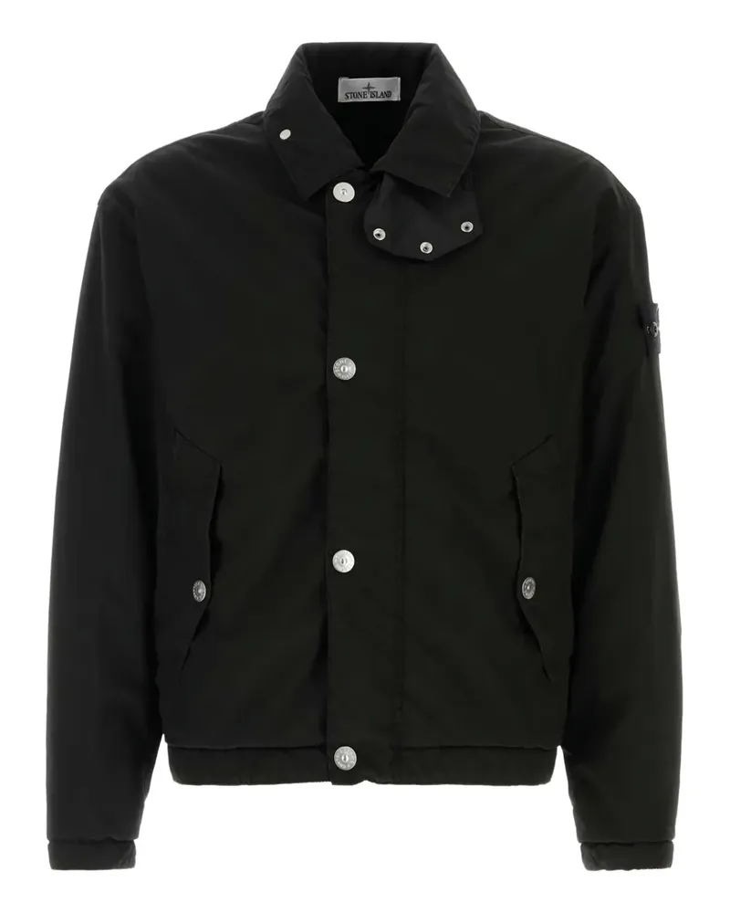 Stone Island buttoned jacket - Schwarz Schwarz