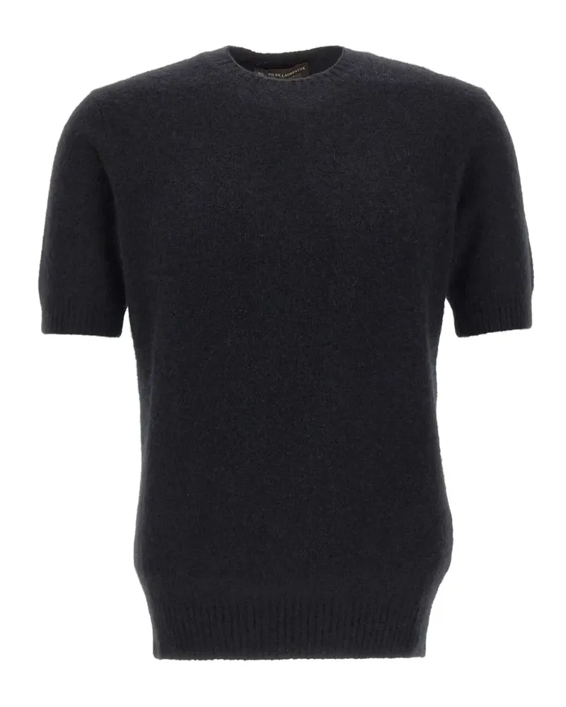 Filippo de Laurentiis short-sleeve crew-neck sweater - Schwarz Schwarz