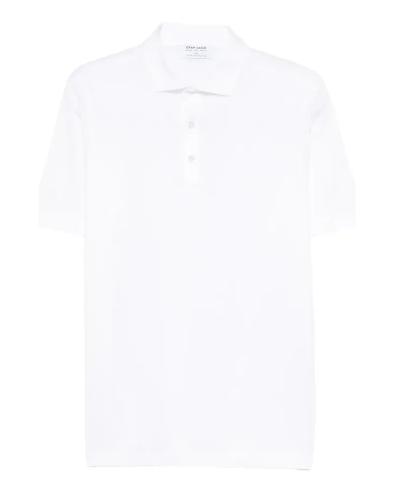 Gran Sasso half-button polo shirt - Weiß Weiß