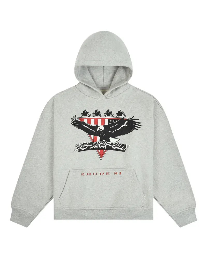 RHUDE Stage Racing hoodie - Grau Grau