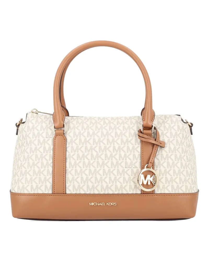Michael Kors medium Andie signature-logo tote bag - Nude Nude