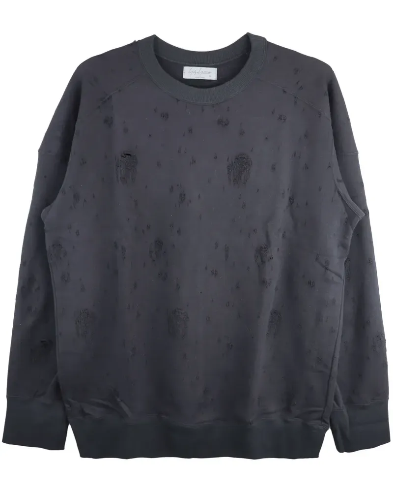 Yohji Yamamoto Klassisches Sweatshirt - Schwarz Schwarz