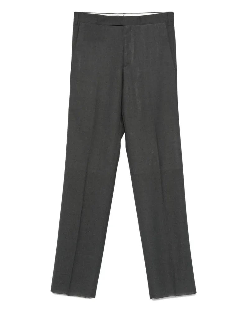 LARDINI Straight-Leg-Hose mit Falten - Grau Grau