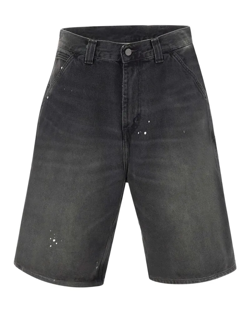 Carhartt WIP OG Single Knee paint-splatter shorts - Schwarz Schwarz