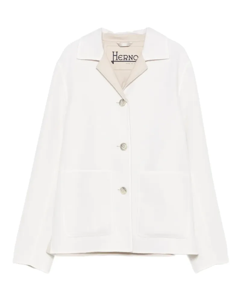Herno patch-pocket jacket - Weiß Weiß