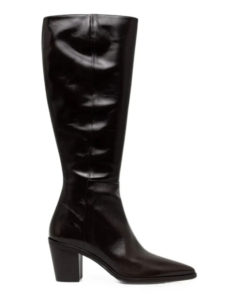 Billi Bi Kniehohe Stiefel mit spitzer Kappe - Braun Braun