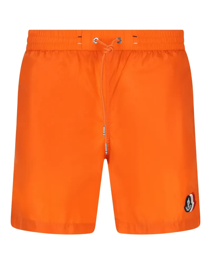 Moncler Badeshorts mit Logo - Orange Orange