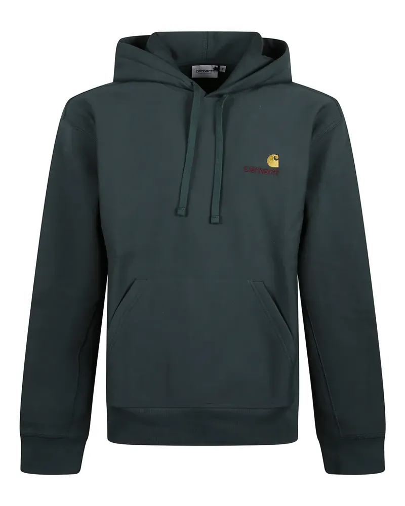 Carhartt WIP Hoodie mit Logo-Stickerei - Grün Grün