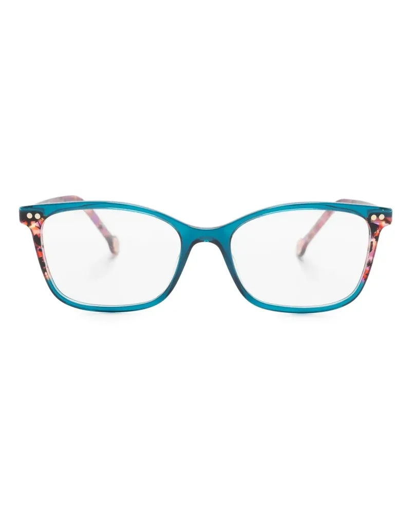 Carolina Herrera New York Eckige Brille mit Logo-Gravur - Rosa Rosa