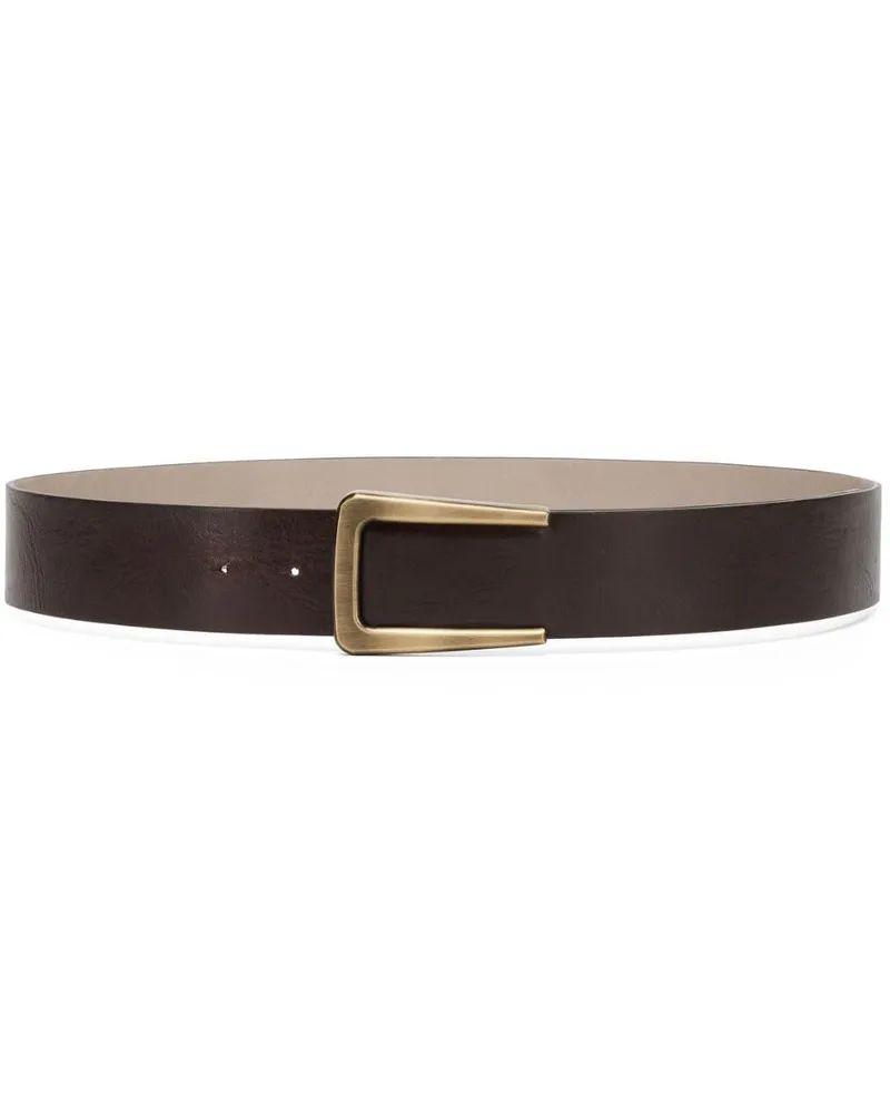 Brunello Cucinelli Schnallengürtel aus Leder - Braun Braun