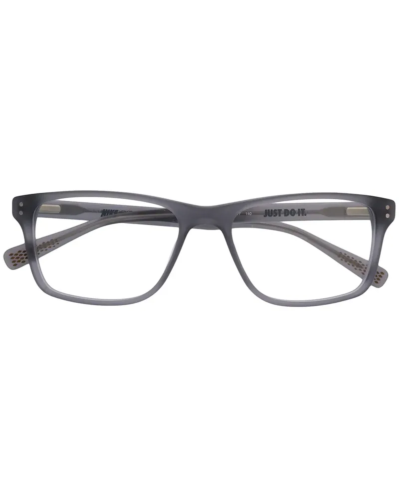 Nike rectangular frame glasses - Grau Grau
