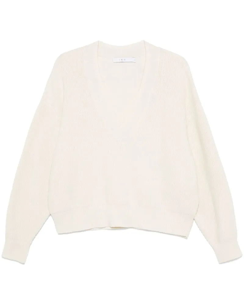 IRO Pullover mit V-Ausschnitt - Nude Nude