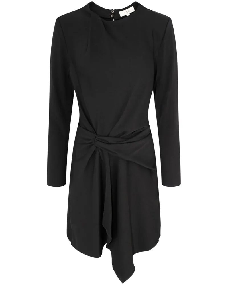 A.L.C. Kay Kleid - Schwarz Schwarz