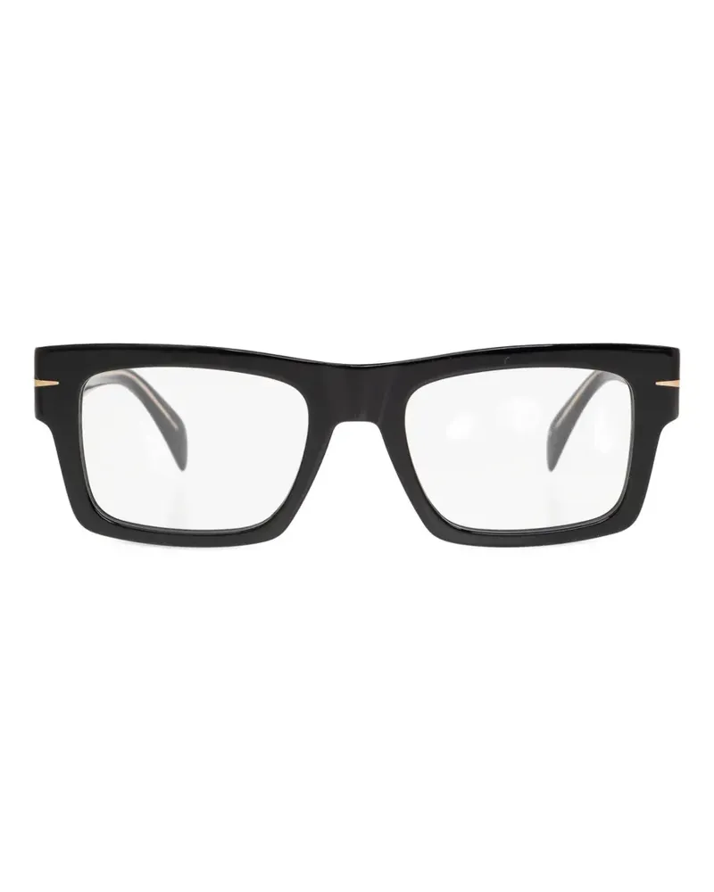 EYEWEAR by DAVID BECKHAM rectangle-frame glasses - Schwarz Schwarz