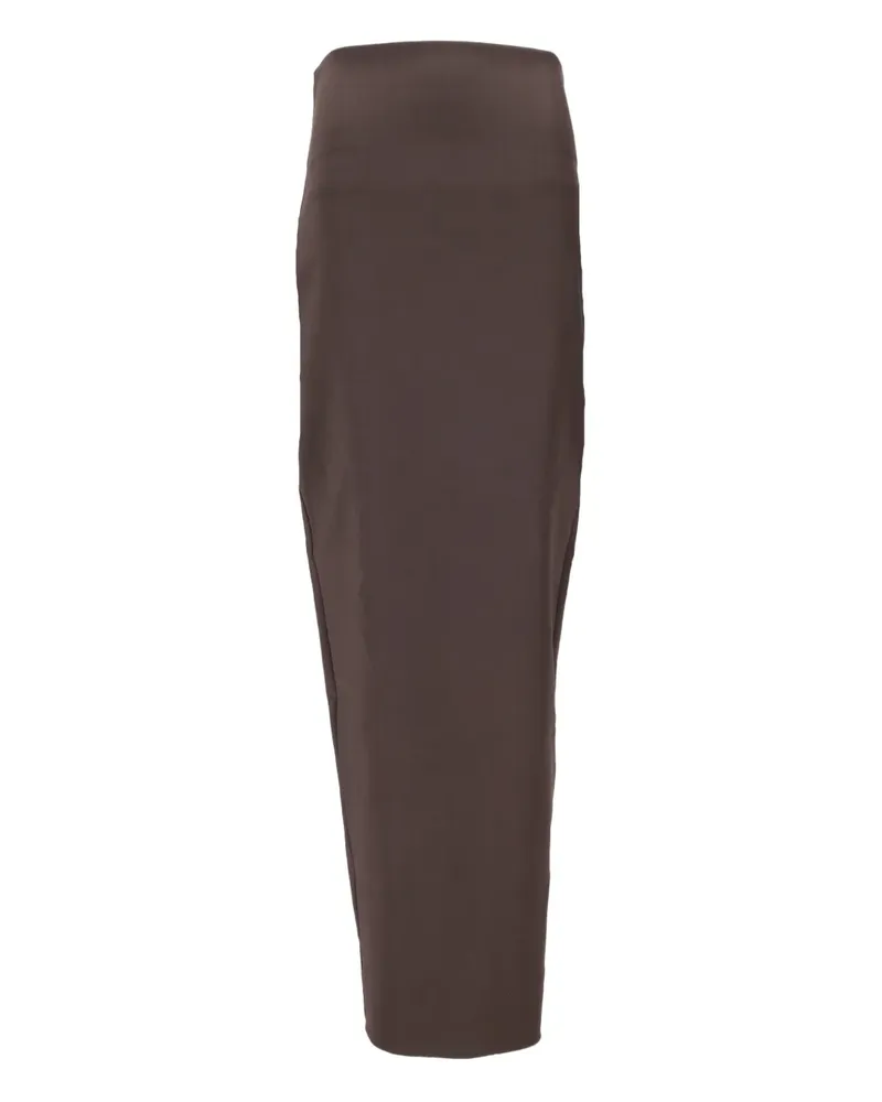 Rick Owens Dirt Pillar maxi skirt - Braun Braun