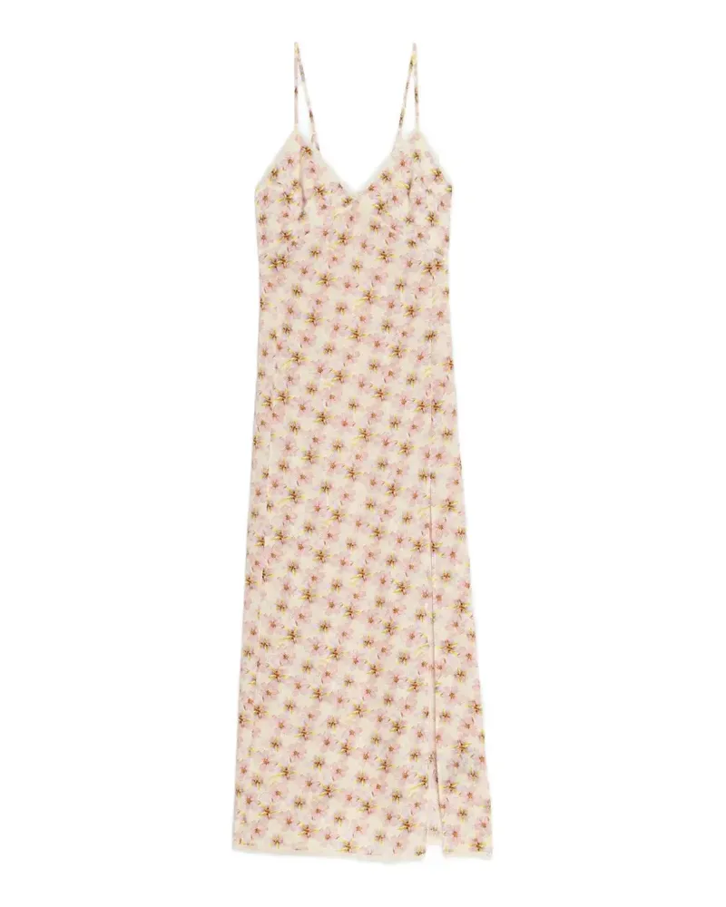 Zadig & Voltaire Ramelil Maxikleid mit Blumenmuster - Nude Nude