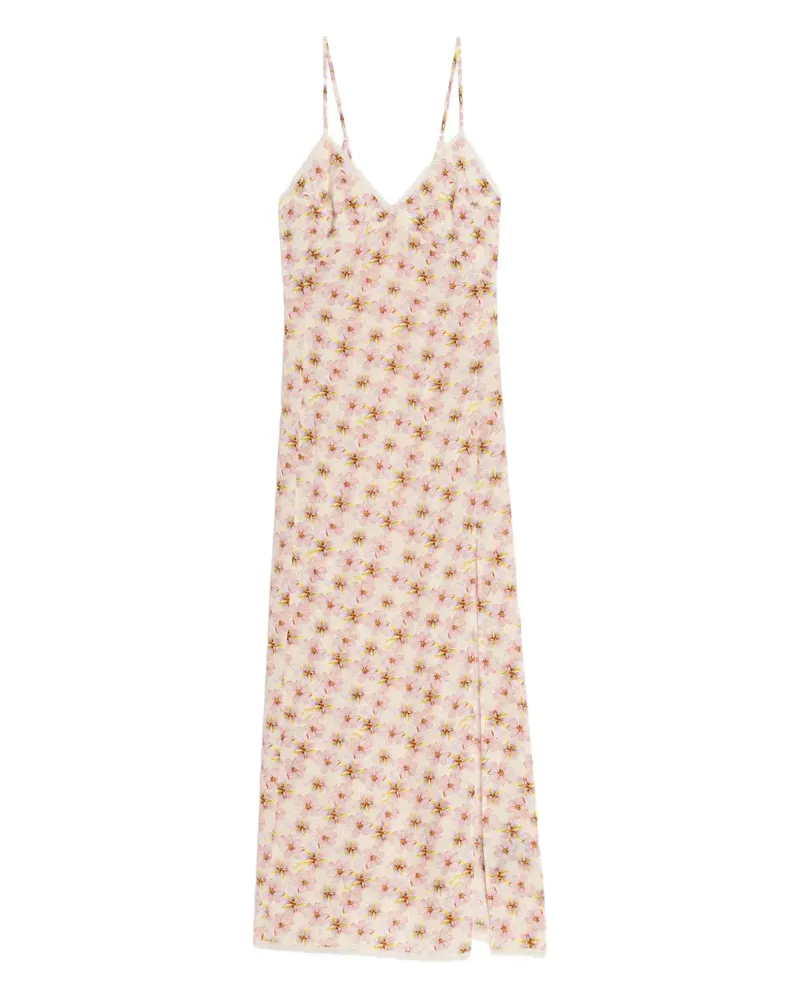 Zadig & Voltaire Ramelil floral-pattern maxi dress - Nude Nude
