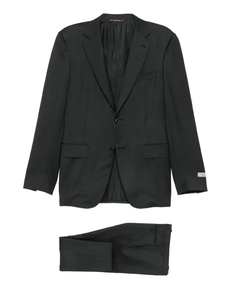 Canali Anzug mit fallendem Revers - Grau Grau