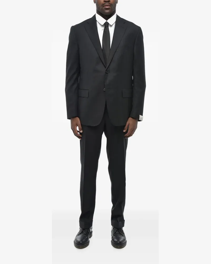 Corneliani Mantua Light virgin wool suit - Schwarz Schwarz