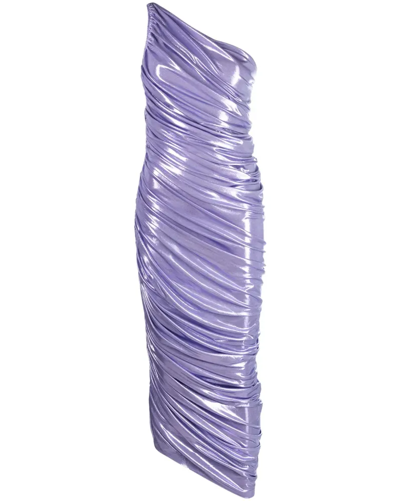 Norma Kamali Asymmetrisches Midikleid - Violett Violett