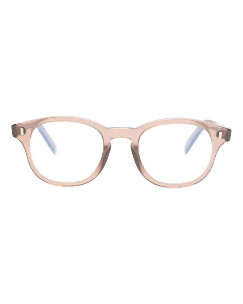 L.G.R. Fez Bold round-frame glasses - Nude Nude