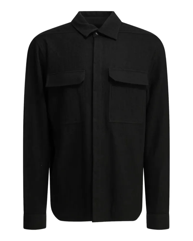 Rick Owens flap-pocket shirt - Schwarz Schwarz