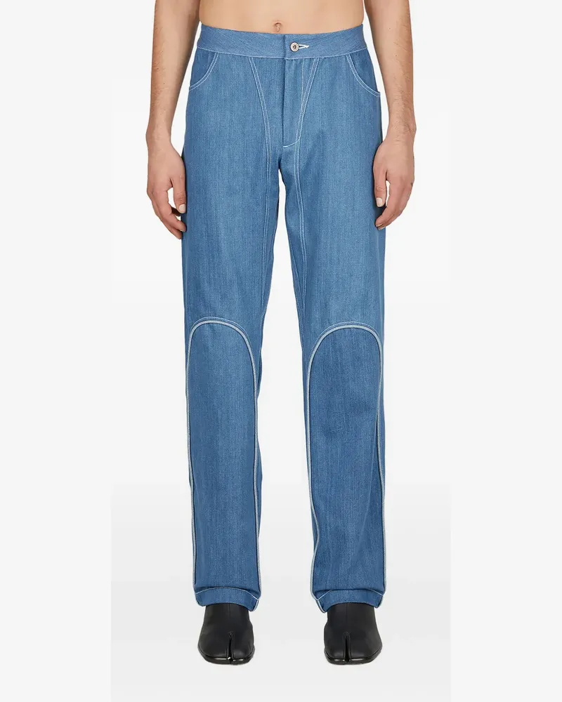 RUS Ella Jeans mit Einsätzen - Blau Blau