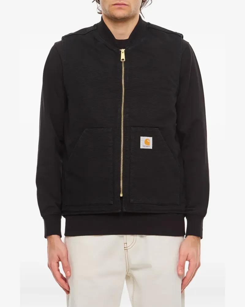 Carhartt WIP quilted front-zip gilet - Schwarz Schwarz
