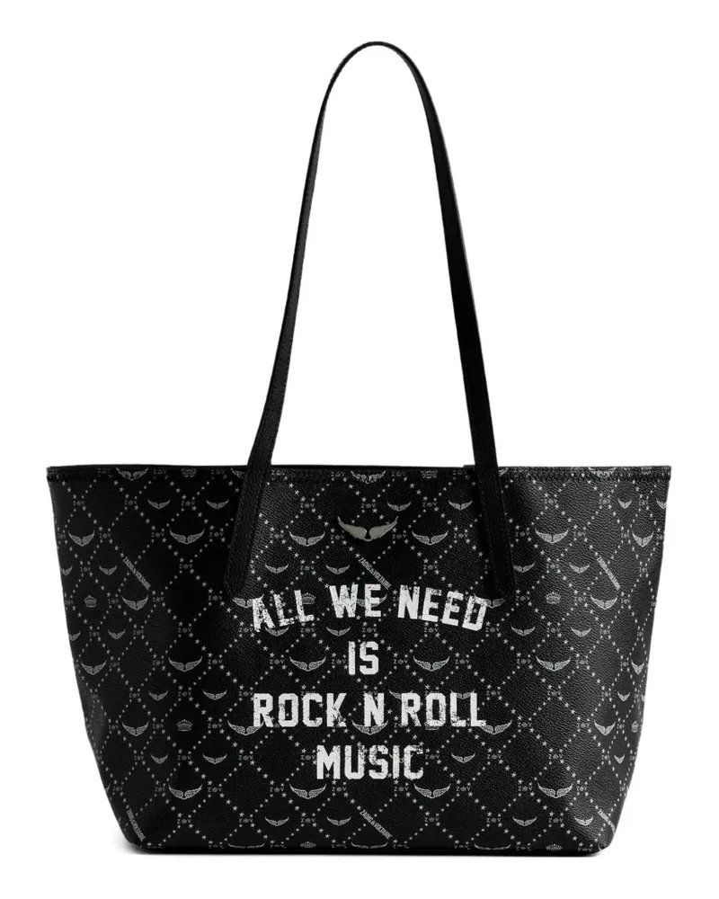 Zadig & Voltaire Z Monogram Rock-n-Roll-Tote Bag - Schwarz Schwarz