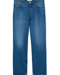 AMI Paris Lockere Straight-Leg-Jeans Blau