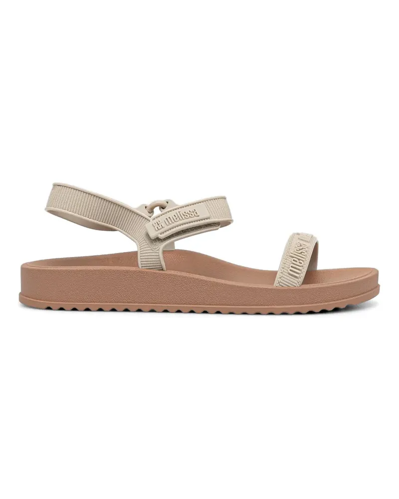 Melissa touch-strap logo-embossed sandals - Nude Nude