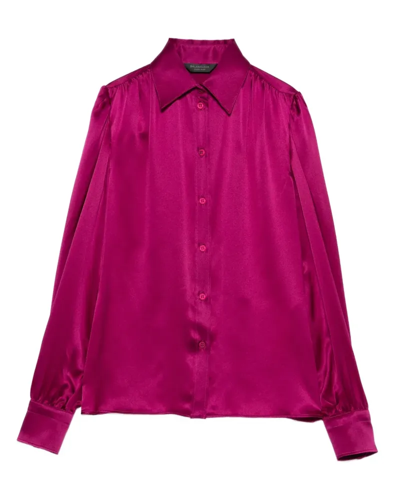Balenciaga Hemd aus Seide - Rosa Rosa