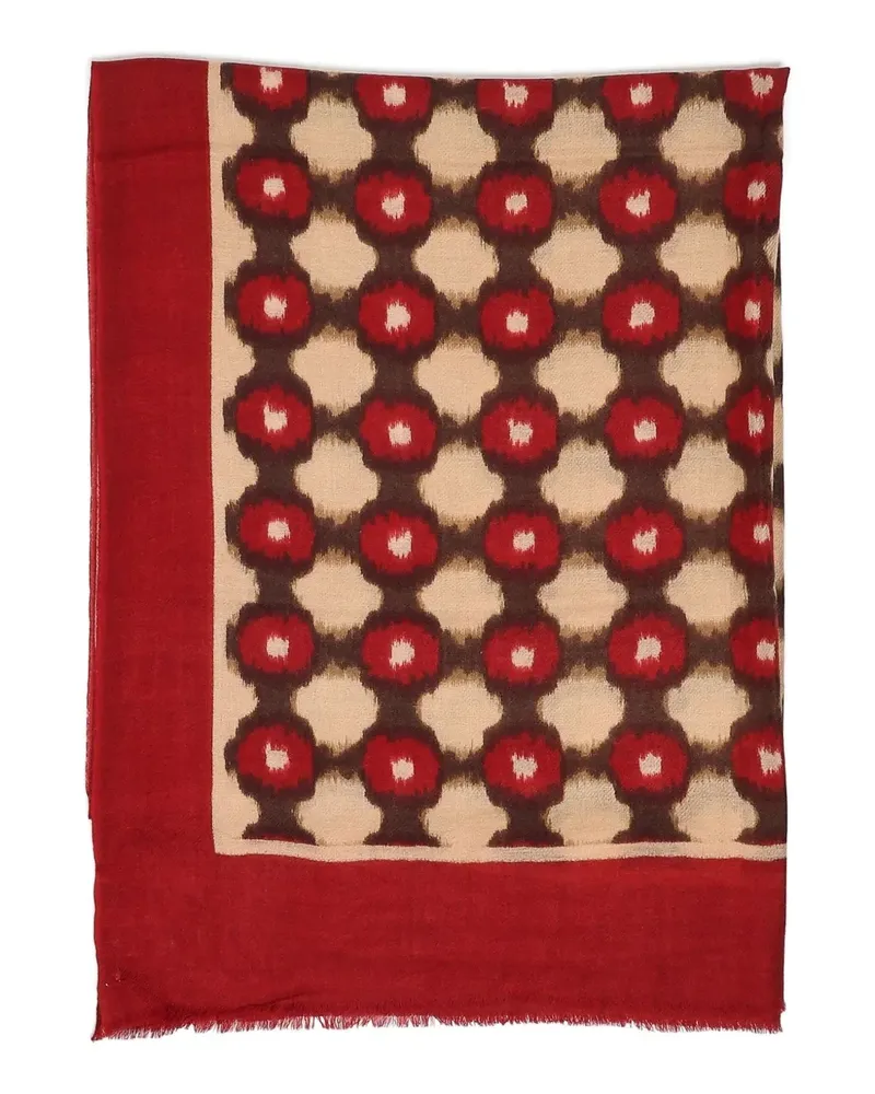 Maliparmi pattern scarf - Rot Rot