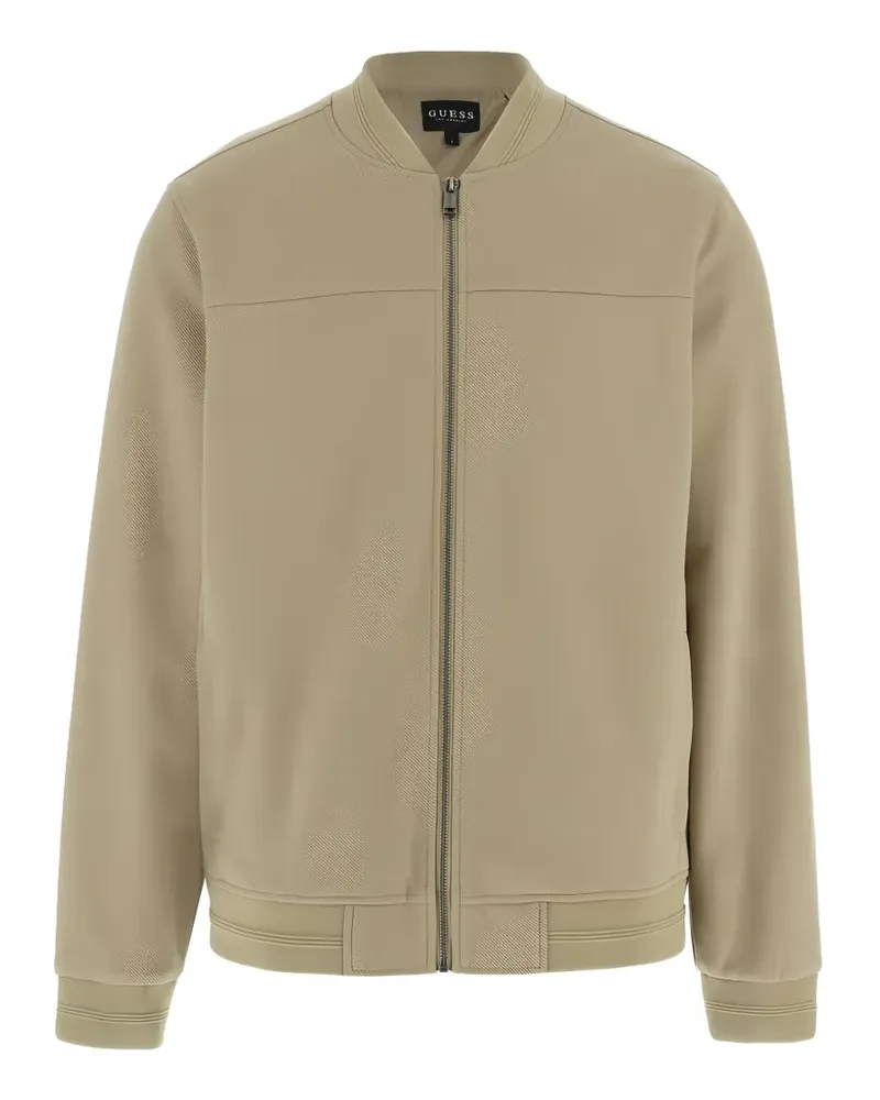 Guess Giovanni textured bomber jacket - Nude Nude