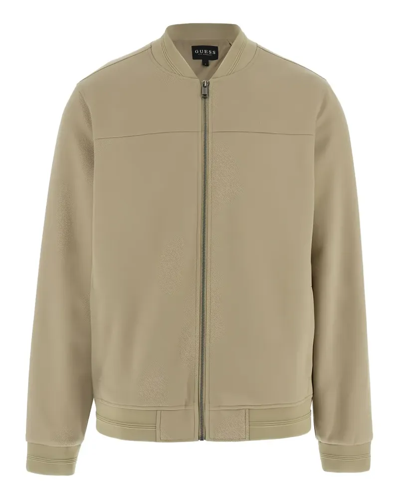 Guess Giovanni textured bomber jacket - Nude Nude
