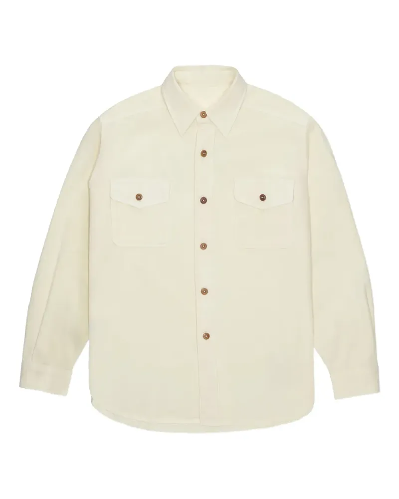 Fortela buttoned-pockets overshirt - Nude Nude