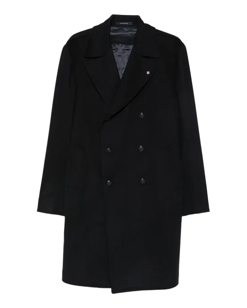 Tagliatore Doppelreihiger Arden Mantel - Schwarz Schwarz