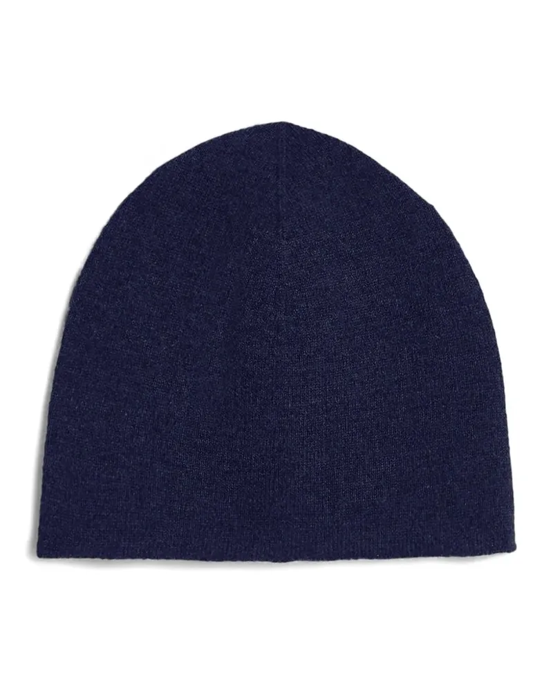 Jil Sander Gestrickte Beanie - Blau Blau