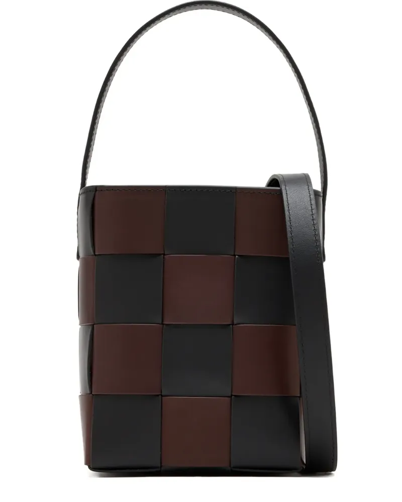 Loeffler Randall Laith woven-design mini bag - Braun Braun