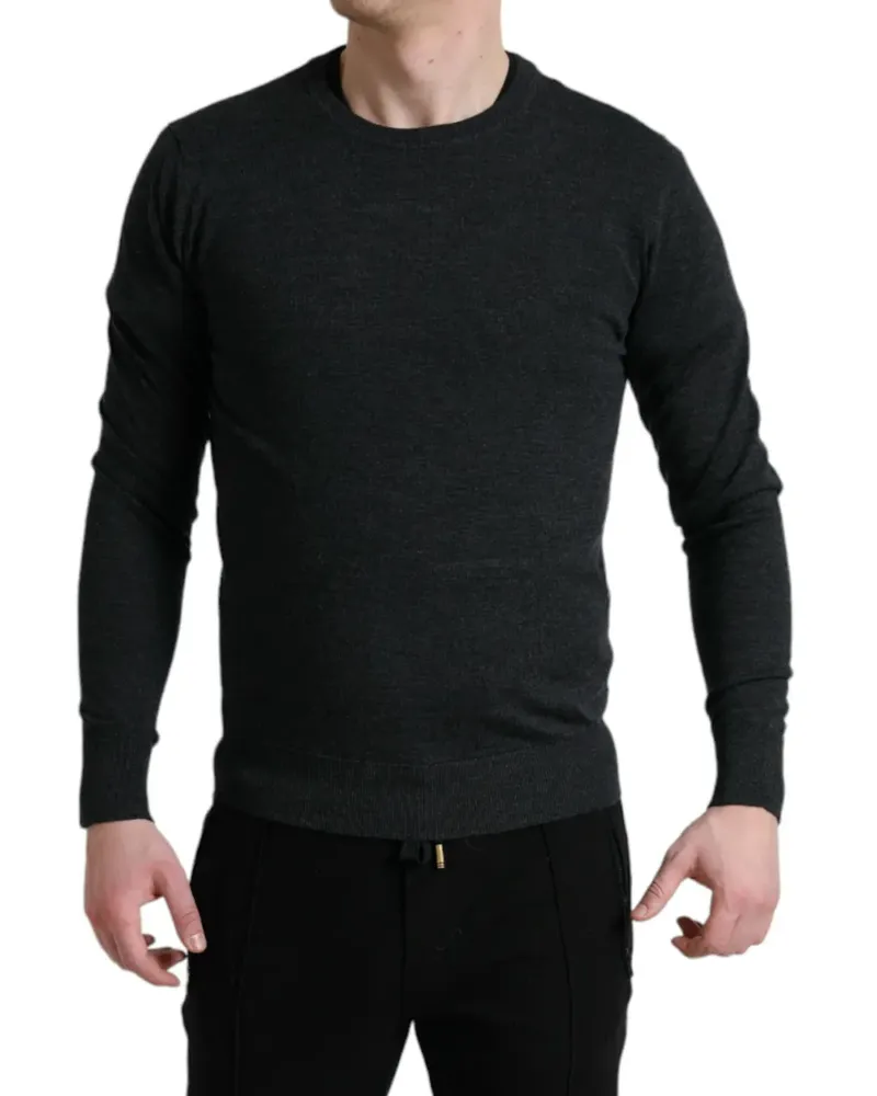 Dolce & Gabbana Pullover mit Rundhalsausschnitt - Grau Grau