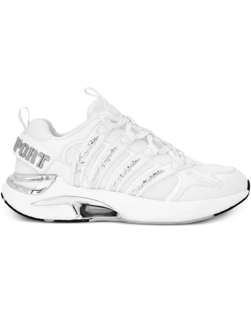 Philipp Plein Sneakers mit Metallic-Detail - Weiß Weiß