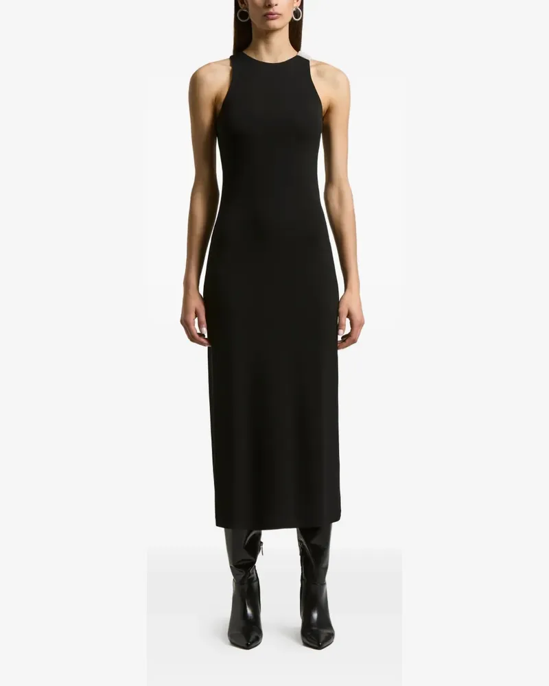 Peserico Verziertes Kleid ohne Ärmel - Schwarz Schwarz