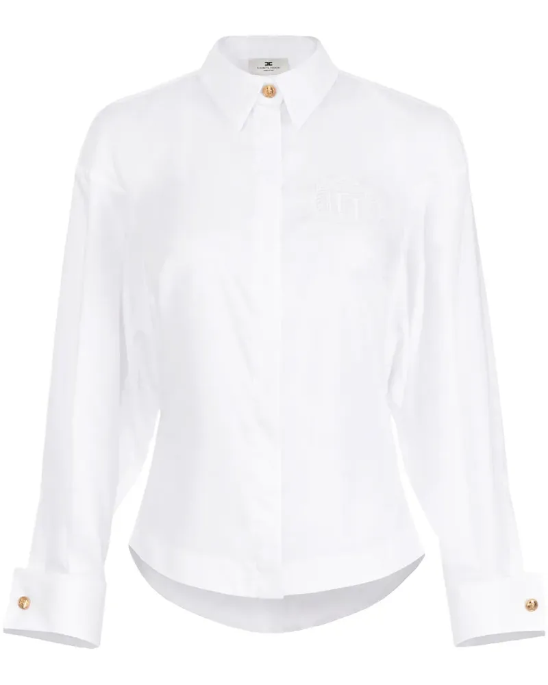 Elisabetta Franchi Hemd mit Stickerei - Weiß Weiß