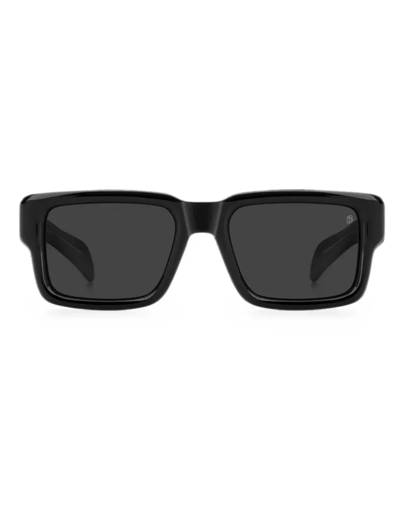 EYEWEAR by DAVID BECKHAM Sonnenbrille mit eckigem Gestell - Schwarz Schwarz