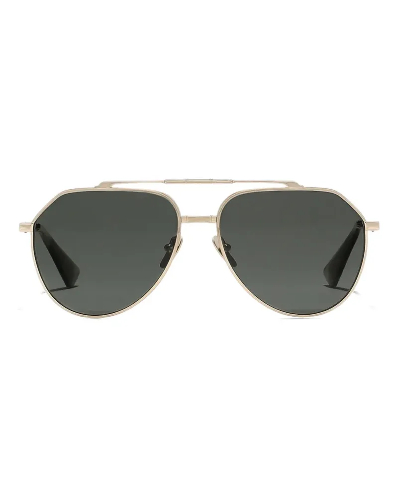 Dolce & Gabbana Stefano pilot-frame sunglasses - Gold Gold