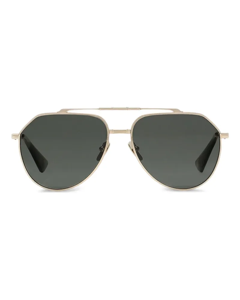 Dolce & Gabbana Stefano pilot-frame sunglasses - Gold Gold