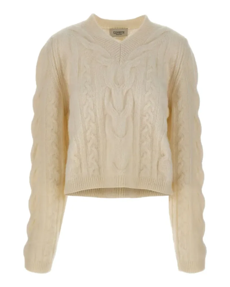 Laneus cable-knit sweater - Nude Nude