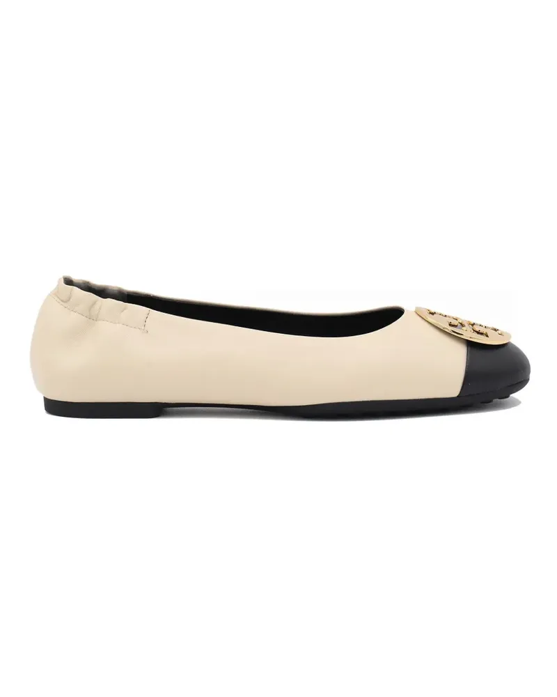 Tory Burch Ballerinas mit Logo-Schild - Nude Nude